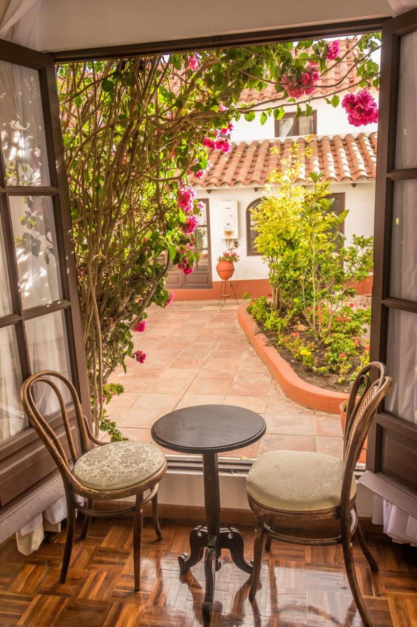 El Jardin De Su Merced B&B 수크레 외부 사진